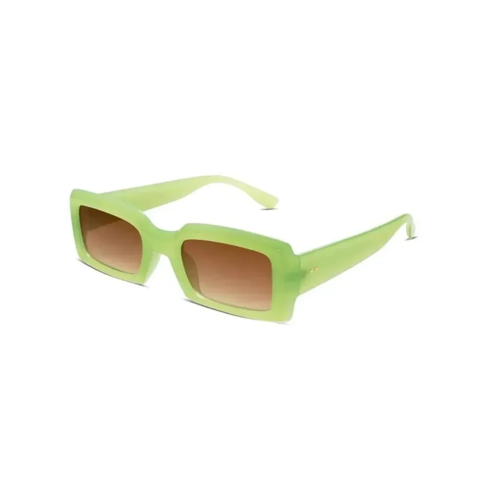 Green Rectangle Sunglasses